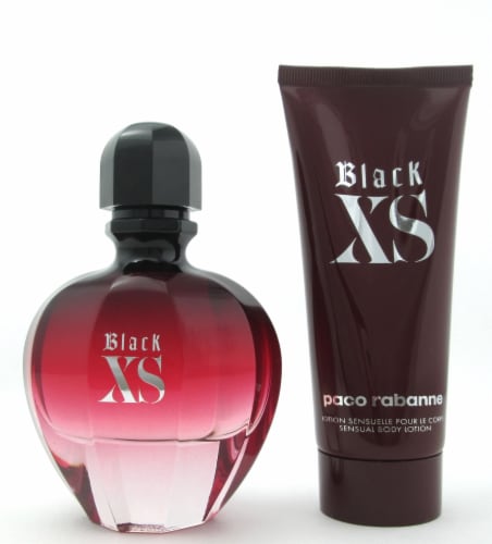 Black XS Perfume (2018) by Paco Rabanne Set 2.7 oz. EDP Spray+Body ...