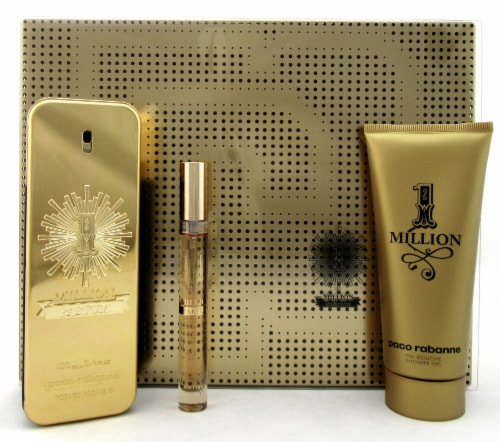 Staan voor account Vervreemding 1 Million Parfum by Paco Rabanne 3.4oz.&10ml. Parfum Spray+3.4oz.Sh/Gel.New  Set, 3.4OZ + 10ml + 3.4OZ - Dillons Food Stores