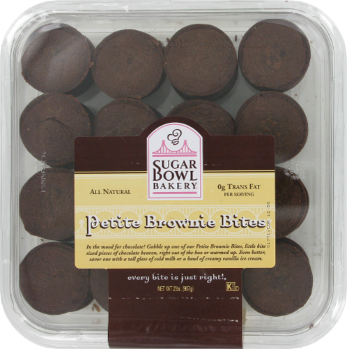 Sugar Bowl bakery Petite Brownie Bites 32 Count Perspective: front