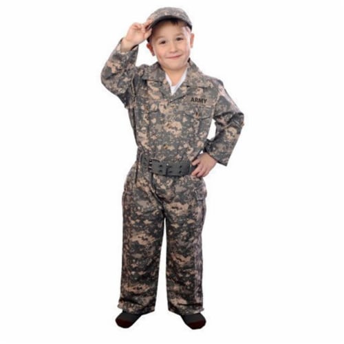 Aeromax CAMO-23 Jr. Camouflage Suit with Cap and Belt- Size 2-3 Perspective: front