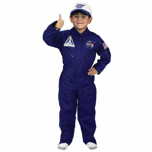 Costumes For All Occasions AR59SM Flight Suit With Cap Size 4-6 Perspective: front