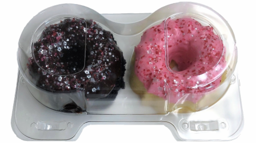 Siderno Bakery Chocolate & Vanilla Valentine's Mini Bundt Cakes 2 Count Perspective: front