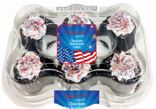 Siderno Bakery Chocolate Mini Bundt Cakes Perspective: front