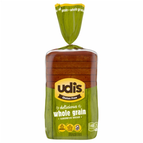Udi's Gluten Free Whole Grain Bread Perspective: front