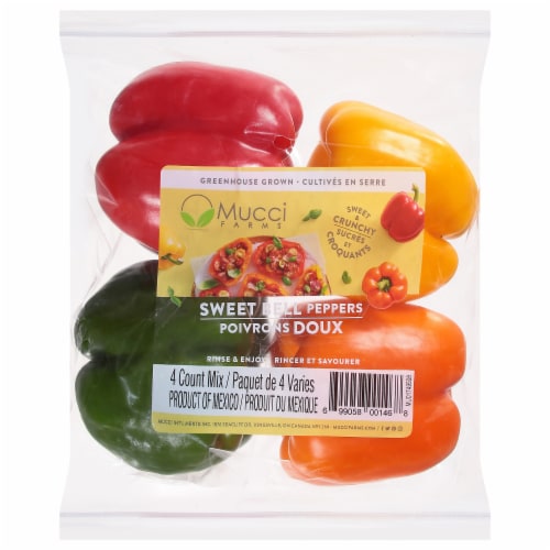 Mucci Farms Sweet Bell Pepper Variety Pack Perspective: front