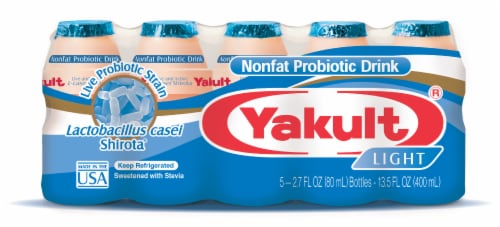 Yakult Light Nonfat Probiotic Drink Perspective: front