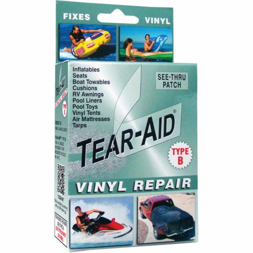 Tear-Aid® Type B Vinyl Repair See Thru Patch Perspective: front