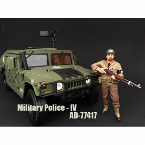 American Diorama 77414 WWII Military Police Figure I for 118 Scale Models, 1 City Market