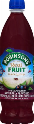 Robinsons Apple & Blackcurrant Fruit Drink Perspective: front