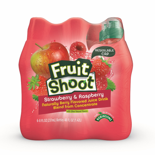 Fruit Shoot Strawberry Raspberry Juice Drinks Perspective: front