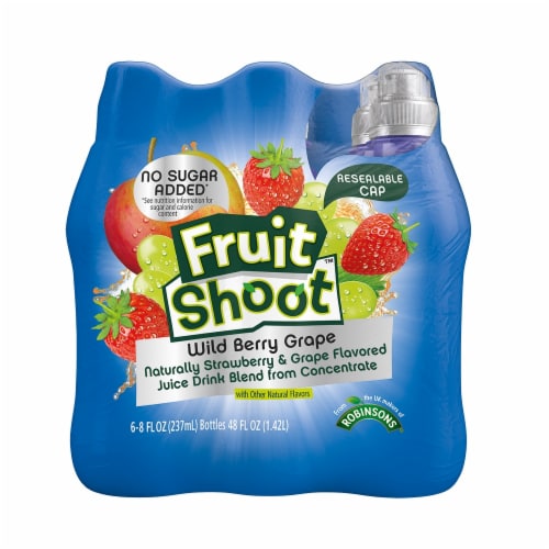 Fruit Shoot Wild Berry Grape Juice Drinks Perspective: front