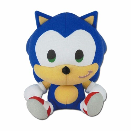 Sonic The Hedgehog SD Sonic Sitting 7 Inch Plush Figure 1 Unit