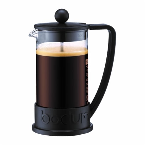 Bodum Brazil French Coffee Press - Black Perspective: front