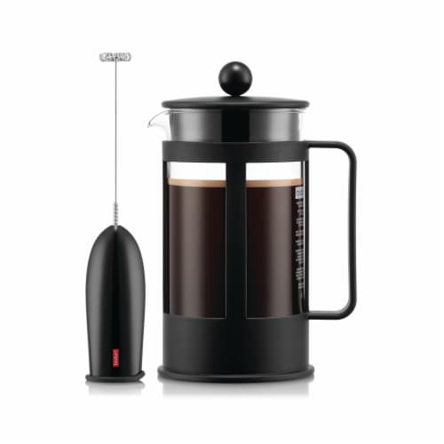 Bodum Milk Frother with handle Black