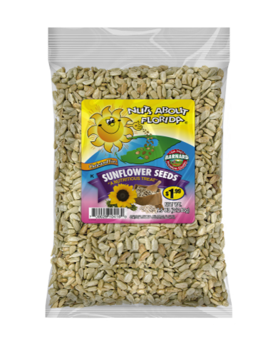 Nuts About Florida® Raw Sunflower Seeds Perspective: front
