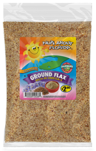 Nuts About Florida® Ground Flax Seeds Perspective: front