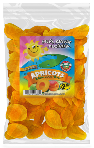 Nuts About Florida Dried Apricots Perspective: front