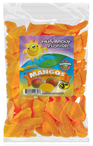 Nuts About Florida Dried Mango Perspective: front