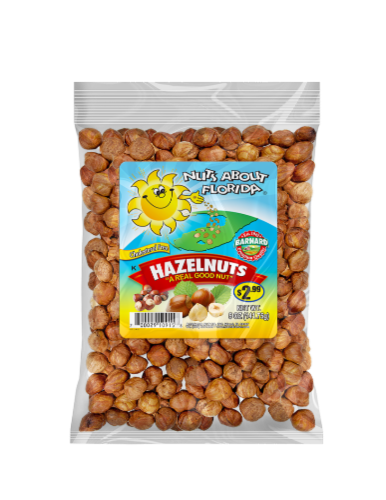 Nuts About Florida® Hazelnuts Perspective: front