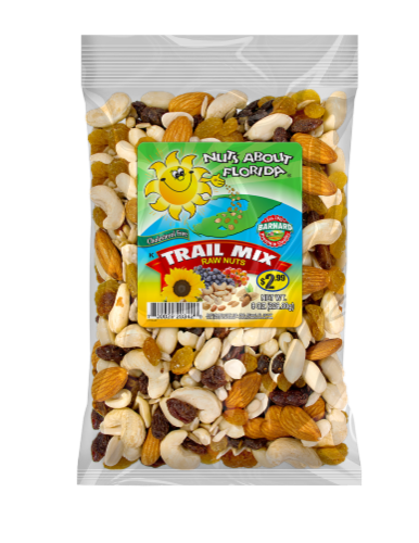 Nuts About Florida Trail Mix Raw Nuts Perspective: front