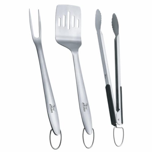 ZenUrban 880006A Barbecue Grill Tool Set- 3-Piece Perspective: front