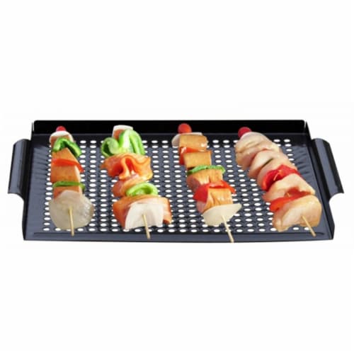ZenUrban 870005 Premium Nonstick Grill Topper Grid- 16 x 12 in. Perspective: front