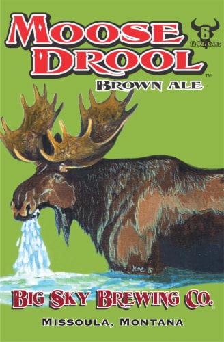 Big Sky Brewing Company Moose Drool Brown Ale Perspective: front