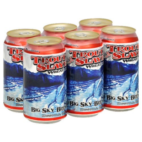 Big Sky Brewing Co. Trout Slayer Wheat Ale Perspective: front