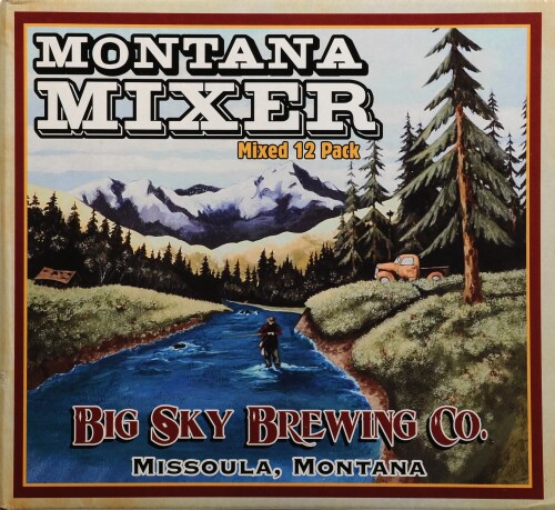 Big Sky Brewing Company Montana Mixer Perspective: front