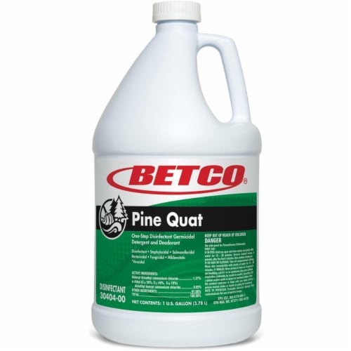 Pine Quat Disinfectant, Pine Scent, 128 oz Bottle, 4/Carton Pine Quat Disinfectant, Pine Scent, 128 oz Bottle, 4/Carton