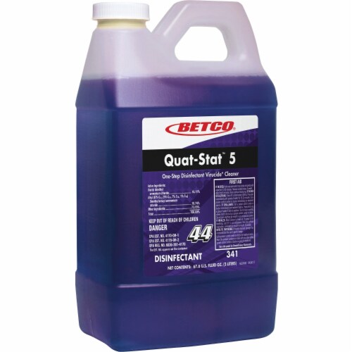 Quat-Stat 5 Disinfectant, Lavender Scent, 2 L Bottle, 4/Carton Quat-Stat 5 Disinfectant, Lavender Scent, 2 L Bottle, 4/Carton
