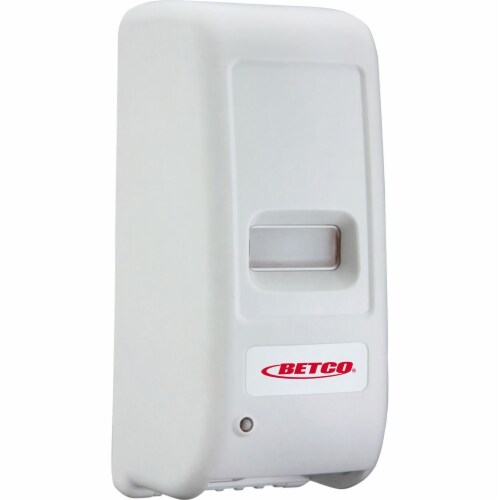 Betco Touch Free Lotion Soap Dispenser - Automatic - 1.06 quart Capacity - Support 4 x C Battery - Refillable - White - 1Each