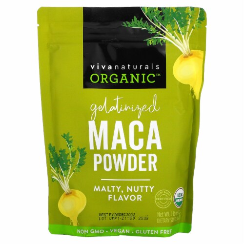 Viva Naturals Organic Maca Powder Gelatinized Maca Powder Organic Pervuian Superfood 1 lb Mariano s
