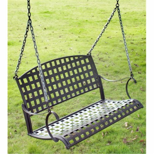 International Caravan Santa Fe Iron Nailhead Hanging Swing