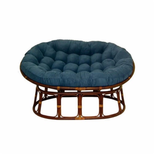 Double papasan chair outlet with cushion and frame