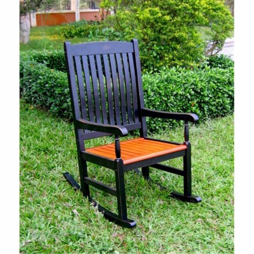 Highland Acacia Wooden Porch Rocker, 1 Kroger