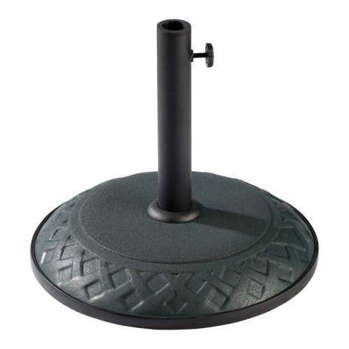 International Caravan Compound Resin Basket Weave Umbrella Stand International Caravan Compound Resin Basket Weave Umbrella Stand