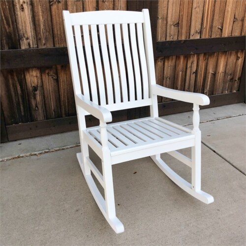 Highland Acacia Wooden Porch Rocker, 1 Kroger