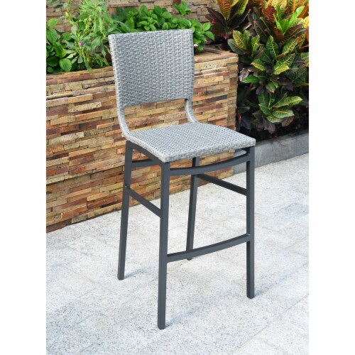Outdoor bar stools 2025 grey