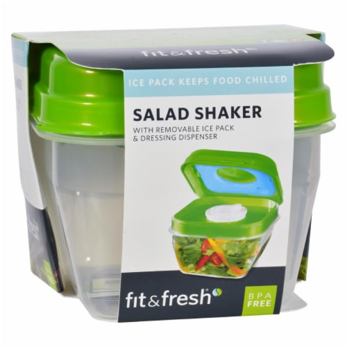 Fit and Fresh Salad Shaker - 1 Container Perspective: front