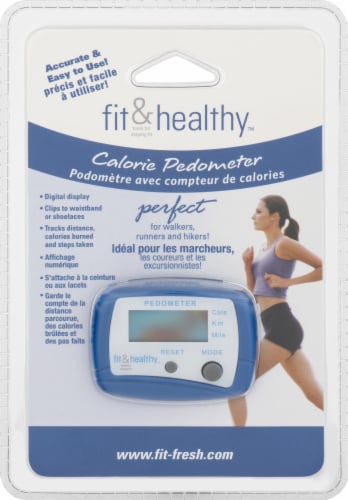MEDport Fit and Healthy Calorie Pedometer Perspective: front