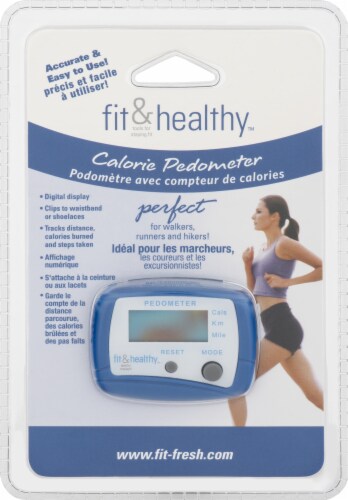 MEDport Fit and Healthy Calorie Pedometer Perspective: front
