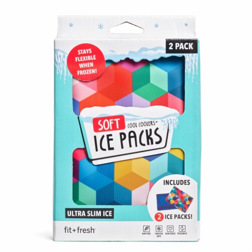 Fit and Fresh® Cool Coolers™ Soft Ice Packs Perspective: front