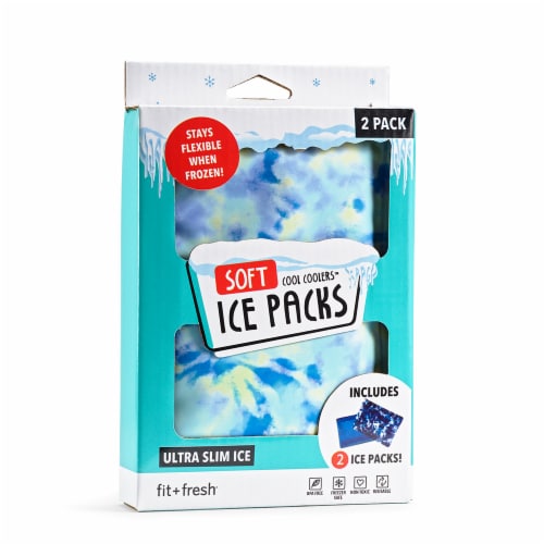 Fit and Fresh Cool Coolers Reusable Ice Packs - 4 pk - Blue, 4 pk - Kroger