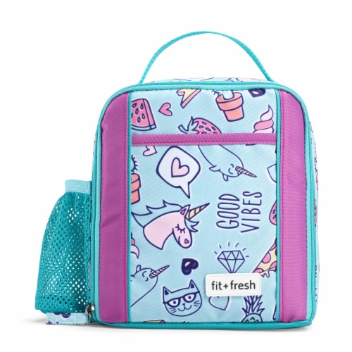 Fit and Fresh Doodle Day Lunch Bag Perspective: front