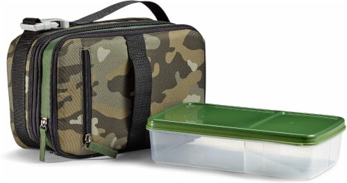 Fit and Fresh Expandable Bento Lunch Kit - Classic Camo, 1 ct