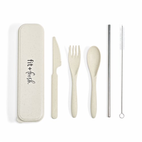 Fit & Fresh Reusable Travel Utensil Set Perspective: front