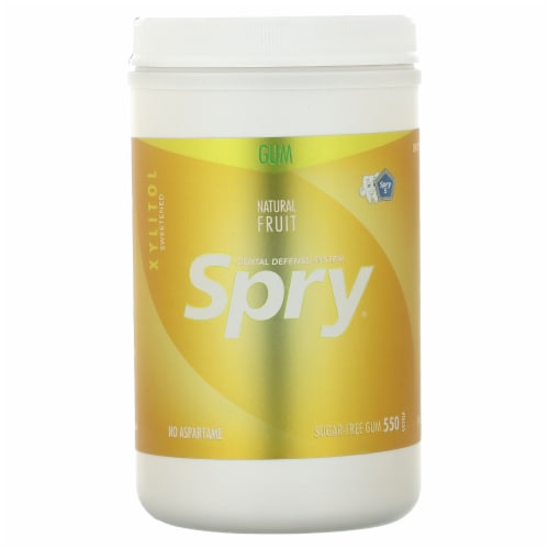 Xlear Spry Gum - Natural Fruit 550 Ct Perspective: front
