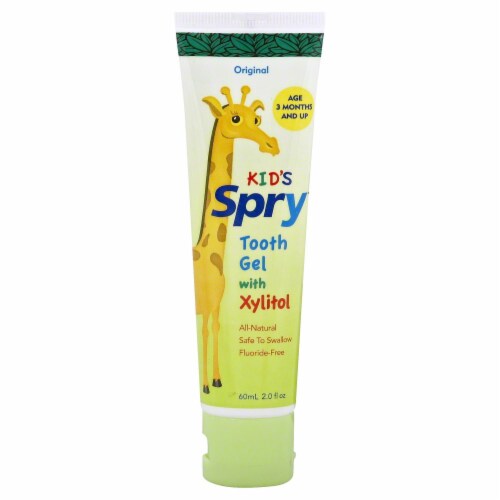 Spry Kids Tooth Gel with Xylitol Perspective: front