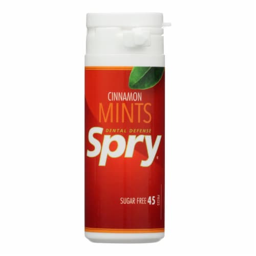 Spry® Cinnamon Mints Perspective: front